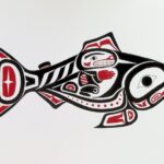 Indigenous Traditional Fish Drawing